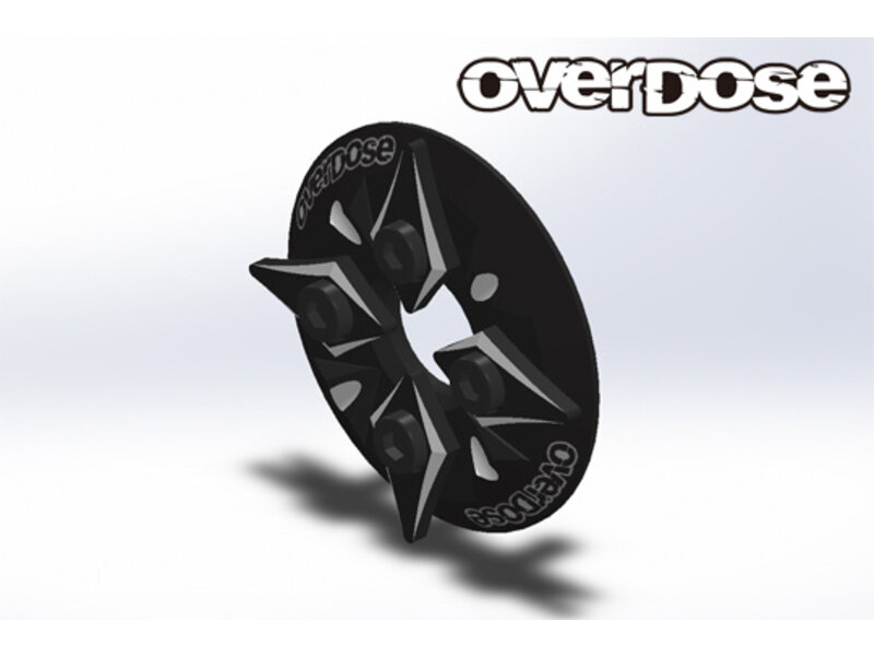 Overdose Counter Plate / Color: Black