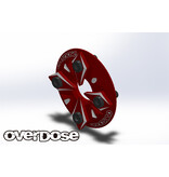 Overdose Counter Plate / Color: Red