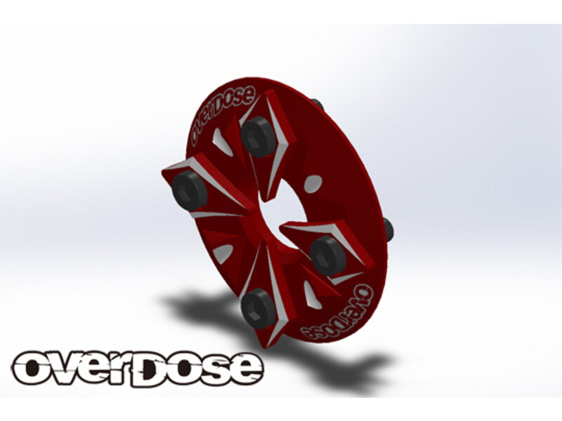 Overdose Counter Plate / Color: Red