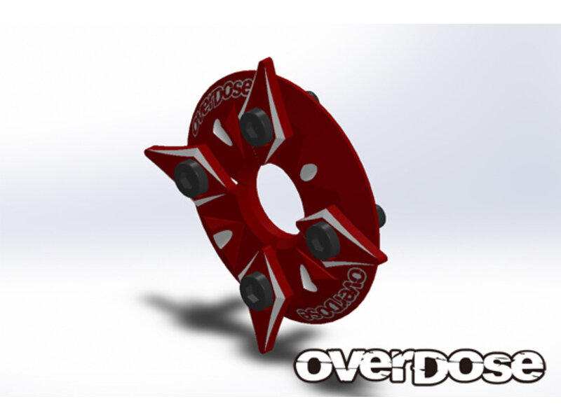 Overdose Counter Plate / Color: Red