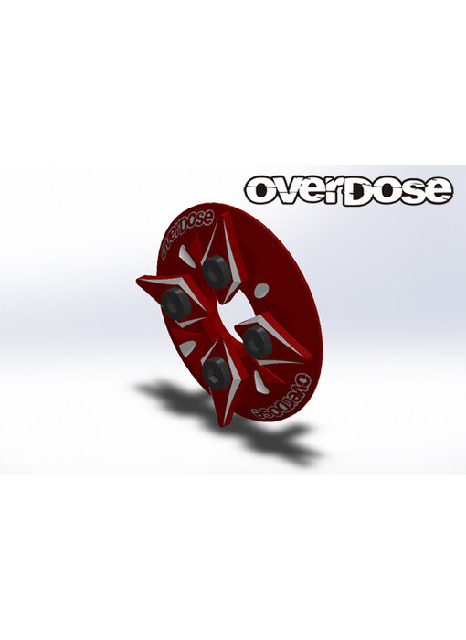 Overdose Counter Plate / Red