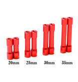 WRAP-UP Next 0708-FD - Round Shape Aluminum Post 35mm / Red (2pcs)