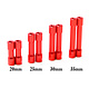 Round Shape Aluminum Post 30mm / Red (2pcs)