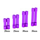 Round Shape Aluminum Post 25mm / Purple (2pcs)