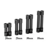 WRAP-UP Next 0701-FD - Round Shape Aluminum Post 25mm / Black (2pcs)