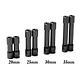 Round Shape Aluminum Post 20mm / Black (2pcs)