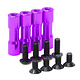 Round Shape Aluminum Post Set 20mm for RDX Side Deck / Purple (4pcs)