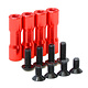 Round Shape Aluminum Post Set 20mm for RDX Side Deck / Red (4pcs)