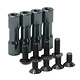 Round Shape Aluminum Post Set 20mm for RDX Side Deck / Black (4pcs)