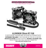 Hudy H293102 - Aluminium RC Fan 30mm - Top/Side Mount 4 Hole