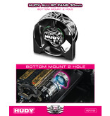 Hudy H293100 - Aluminium RC Fan 30mm - Bottom Mount 2 Hole