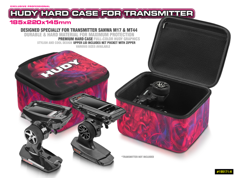 Hudy H199171-H - Hard Case for Transmitter - 185x220x145mm