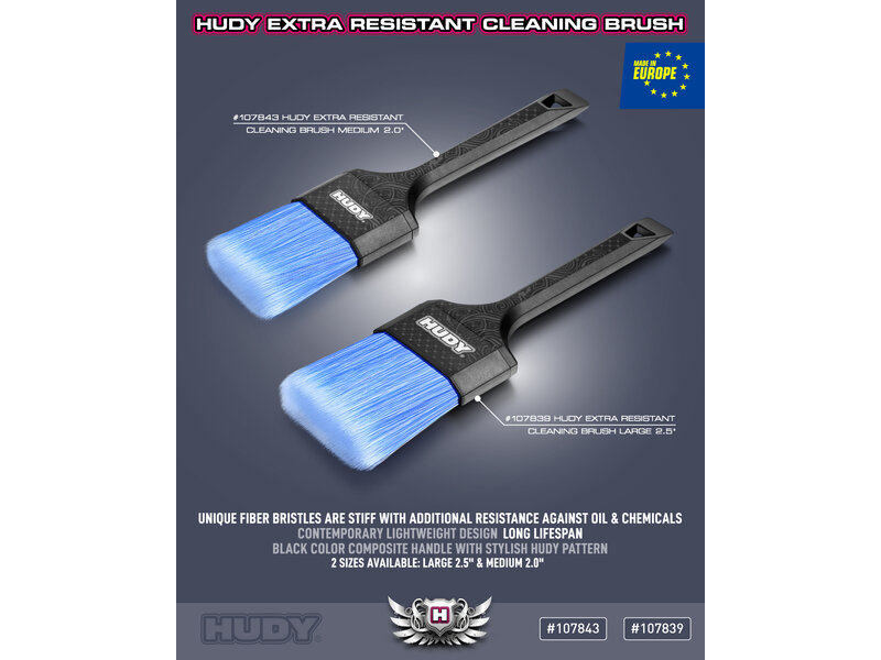 Hudy H107839 - Cleaning Brush - Extra Resistant - Large / 2.5"