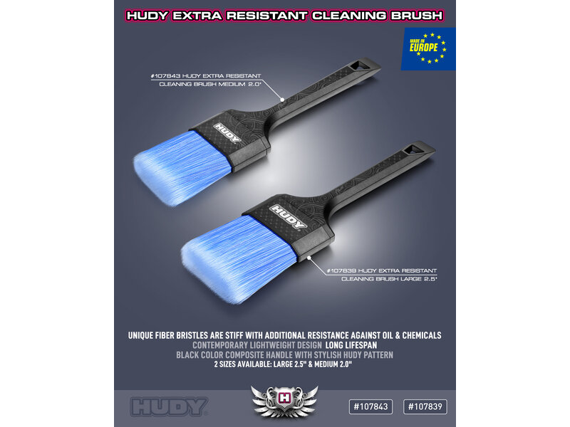 Hudy H107843 - Cleaning Brush - Extra Resistant - Medium / 2.0"