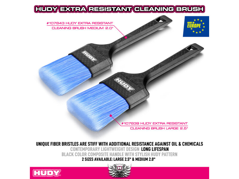 Hudy H107843 - Cleaning Brush - Extra Resistant - Medium / 2.0"