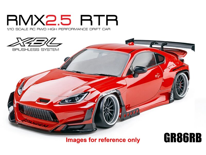 MST RMX 2.5 2WD 1/10 Drift Car RTR - Brushless 2.4G / Body: GR86RB (Toyota GR86 Rocket Bunny) - Red