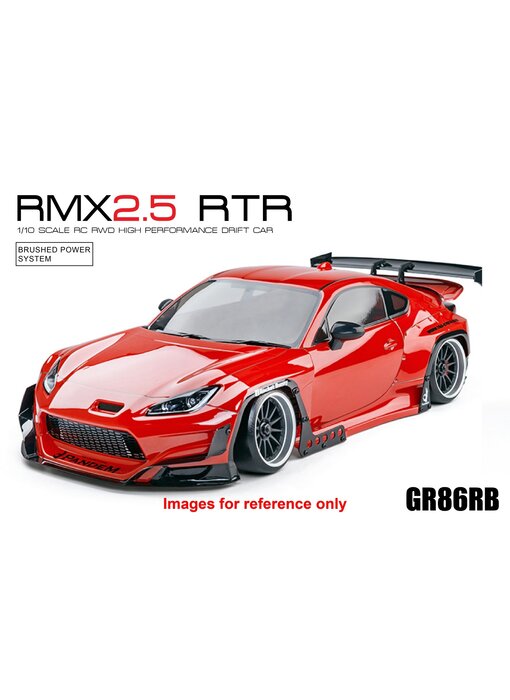 MST RMX 2.5 2WD RTR - Brushed / GR86RB (Toyota GR86 Rocket Bunny) - Red