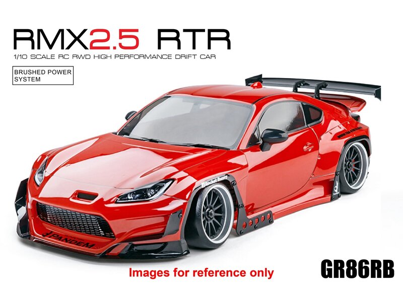 MST RMX 2.5 2WD 1/10 Drift Car RTR - Brushed 2.4G / Body: GR86RB (Toyota GR86 Rocket Bunny) - Red