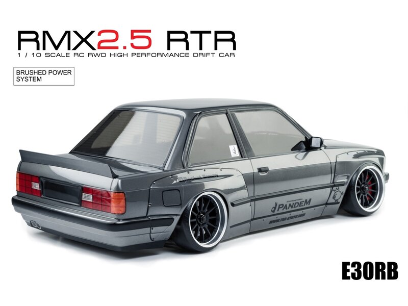 MST RMX 2.5 2WD 1/10 Drift Car RTR - Brushed 2.4G / Body: E30RB (BMW M3) - Grey