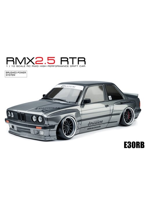 MST RMX 2.5 2WD RTR - Brushed / E30RB (BMW M3) - Grey