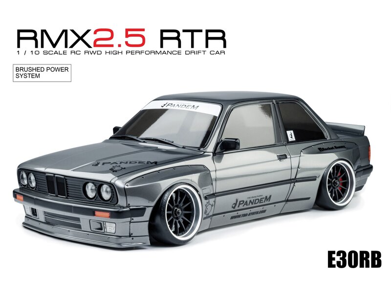 MST RMX 2.5 2WD 1/10 Drift Car RTR - Brushed 2.4G / Body: E30RB (BMW M3) - Grey