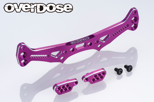 Overdose ES Alum. Rear Shock Tower - Purple Overdose ES Alum. Rear Shock Tower - Purple