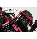 Overdose ES Aluminum Rear Shock Tower for GALM series / Color: Black