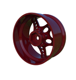 Rc Arlos Competition HGK Rims (2pcs) / Color: Red Chrome LIMITED / Offset: 8mm