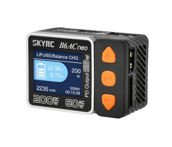 SkyRC B6AC Neo LiPo Charger 1-6s 10A 60W AC/PD/DC