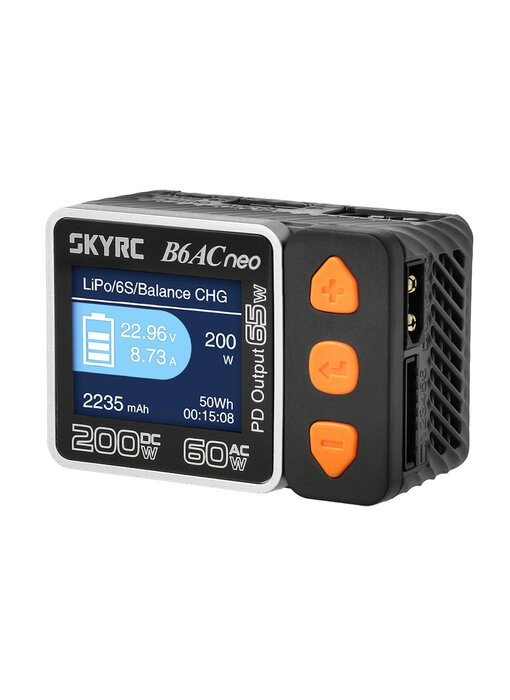 SkyRC B6AC Neo LiPo Charger 1-6s 10A 60W AC/PD/DC