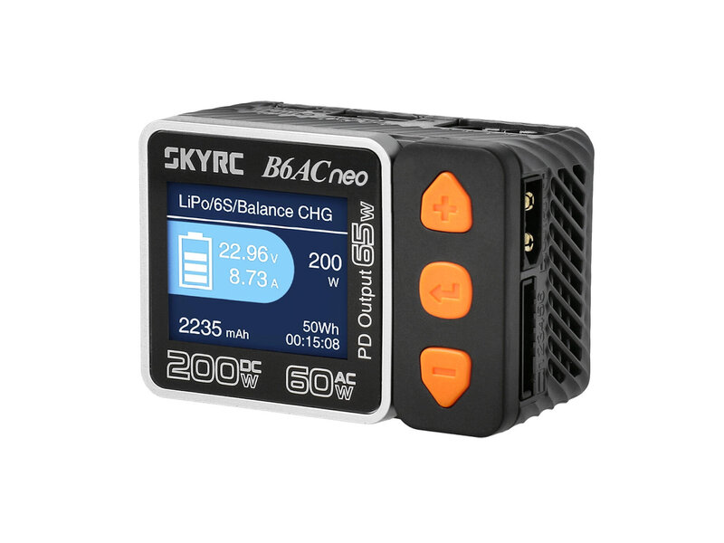 SkyRC B6AC Neo LiPo Charger 1-6s 10A 60W AC/PD/DC
