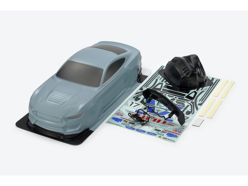 Tamiya 47485 - Ford Mustang GT4 - PRE PAINTED Corsa Grey Body