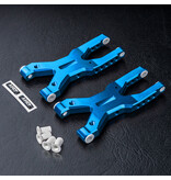 MST HT Aluminium Rear Lower Arm Set / Color: Blue - DISCONTINUED