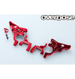 Overdose Multi Purpose Aluminum Rear Bulkhead for GALM / Color: Red