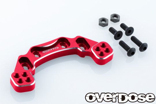 Overdose Alum. Servo Mount - Red Overdose Alum. Servo Mount - Red