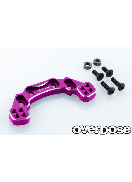 Overdose Alum. Rear Upper Arm Mount for GALM / Purple