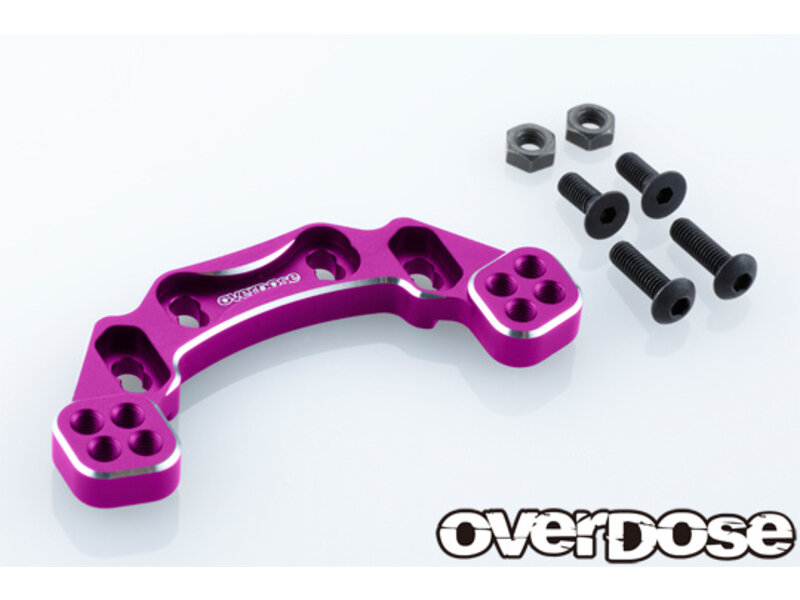 Overdose Aluminum Rear Upper Arm Mount for GALM / Color: Purple