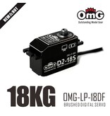 RC OMG RWD Full Metal Brushed IRC Digital Low Profile Servo / Color: Black