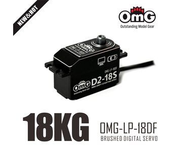 RC OMG RWD Full Metal Brushed IRC Digital Low Profile Servo / Black