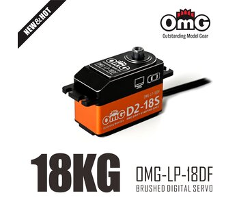 RC OMG RWD Full Metal Brushed IRC Digital Low Profile Servo / Orange