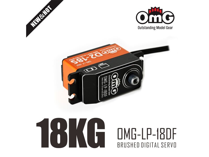 RC OMG RWD Full Metal Brushed IRC Digital Low Profile Servo / Color: Orange