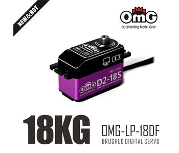 RC OMG RWD Full Metal Brushed IRC Digital Low Profile Servo / Purple