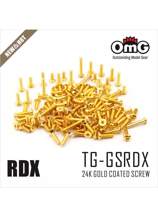 RC OMG Golden Screw Kit for ReveD RDX (138pcs)