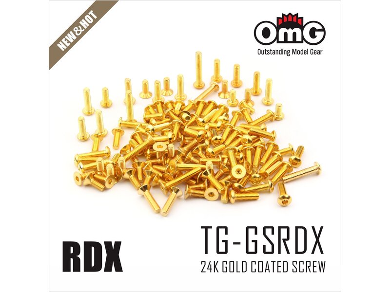 RC OMG Golden Screw Kit for ReveD RDX (138pcs)