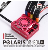 RC OMG Polaris DR 160AX4 ESC - Red
