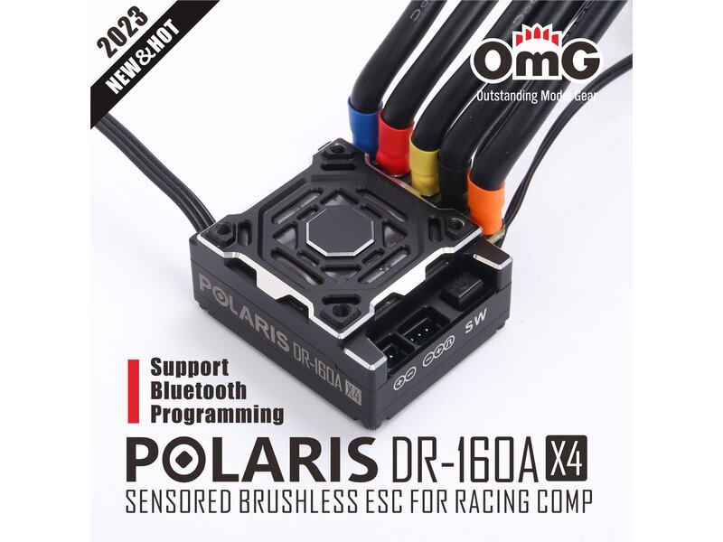 RC OMG Polaris DR 160AX4 ESC - Black