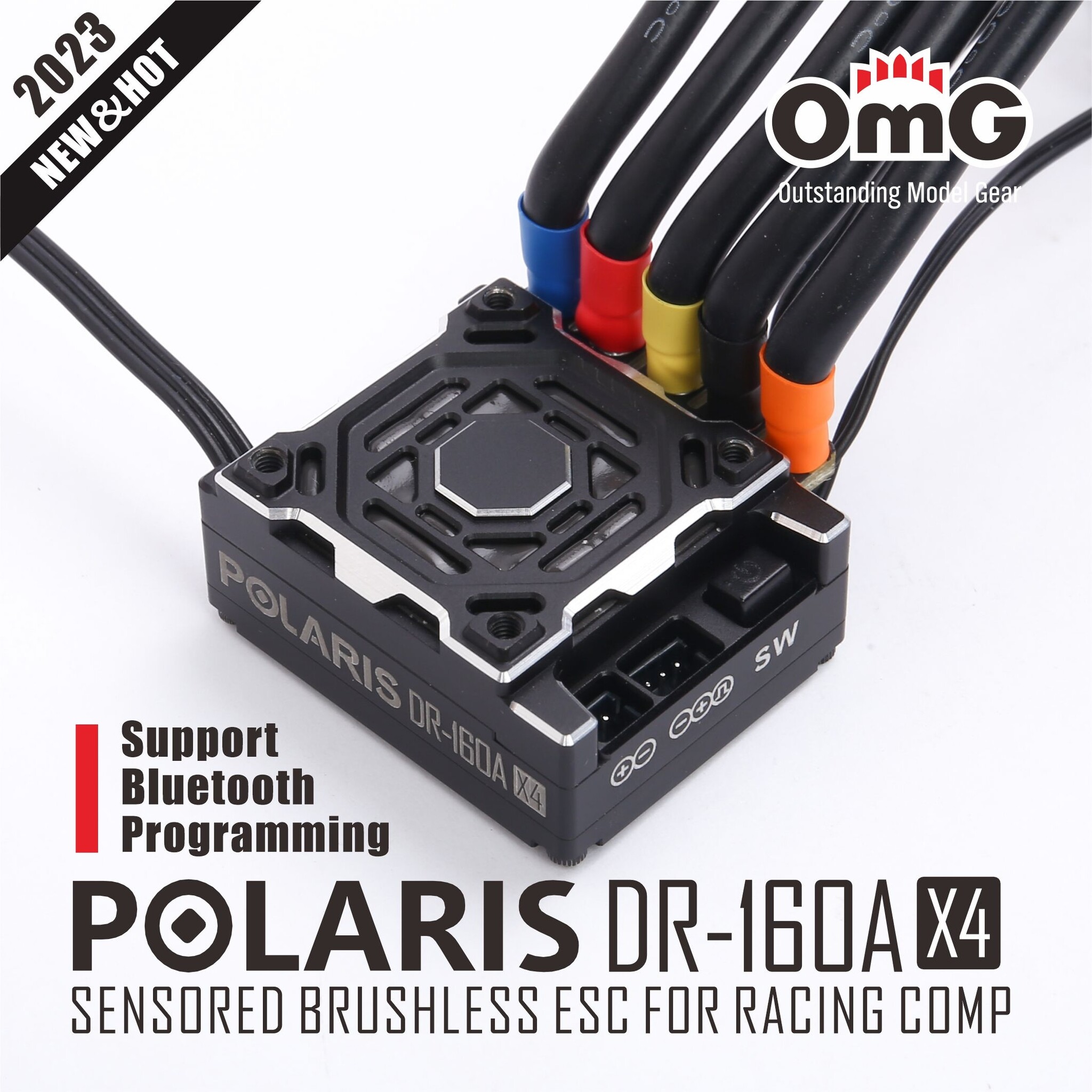 OMG X4 SERIES POLARIS DR160A Brushless ESC - Black OMG X4 SERIES POLARIS DR160A Brushless ESC - Black