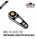 RC OMG Double-sided Servo Arm 25T / Silver