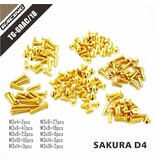 RC OMG Golden Screw Kit for SAKURA D4