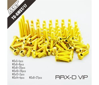 RC OMG Golden Screw Kit for MST RRX-D VIP